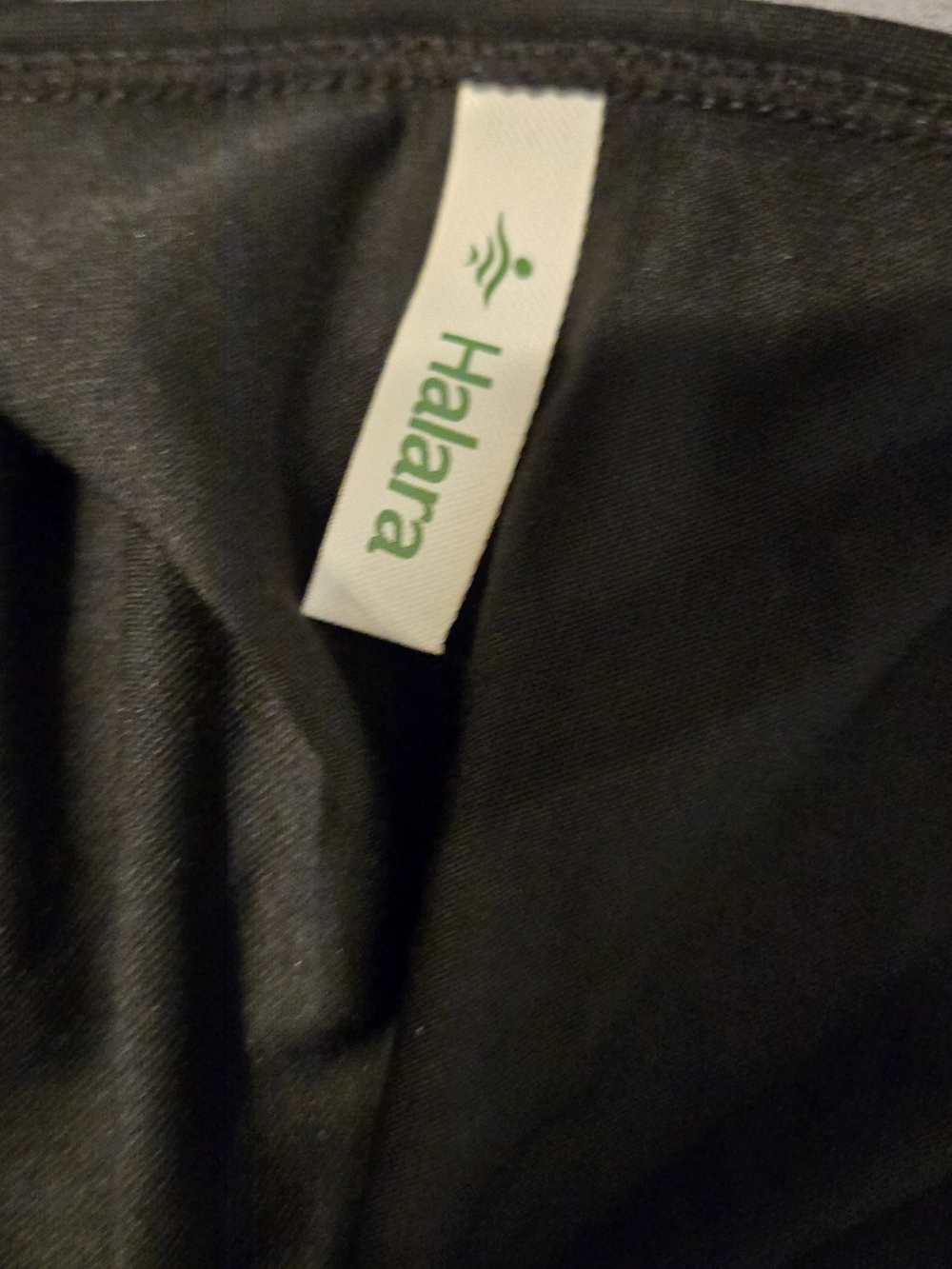 SOLD - NWT Halara Black Ruched Mini Dress | Soft Modal Blend | Size Large - Picture 5 of 8